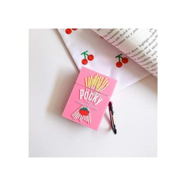 Joyleop Funda de galletas rosa para Airpods 12 diseño de_3