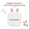 Memoking T02 Funda protectora con forma de orejas de