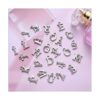 Craftdady 26 dijes de cristal con diamantes de imitación