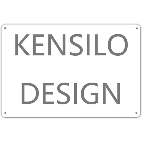 KENSILO Carteles de metal para pub granja cafetería_5