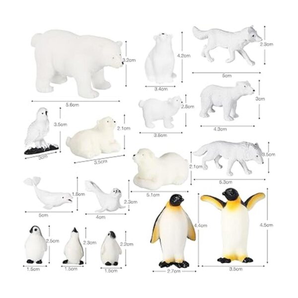 Juego de 16 figuras de animales polares animales_2