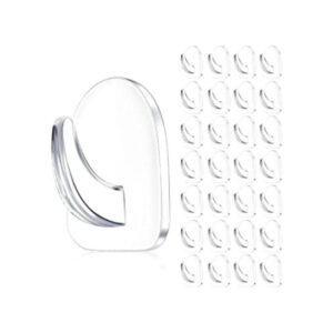Jetec 60 ganchos transparentes para colgar en la pared con_1