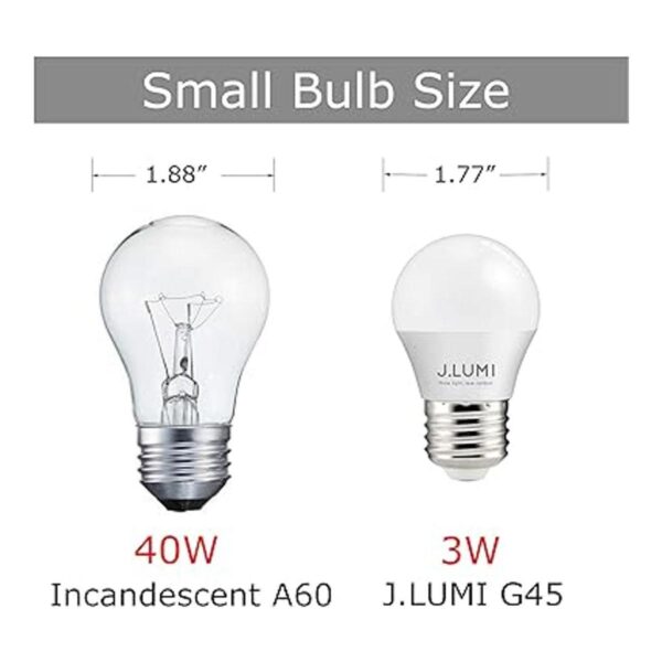 J.LUMI BPC4503 Bombillas LED de 3 W equivalente a 25 W_4