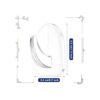 Jetec 60 ganchos transparentes para colgar en la pared con_2