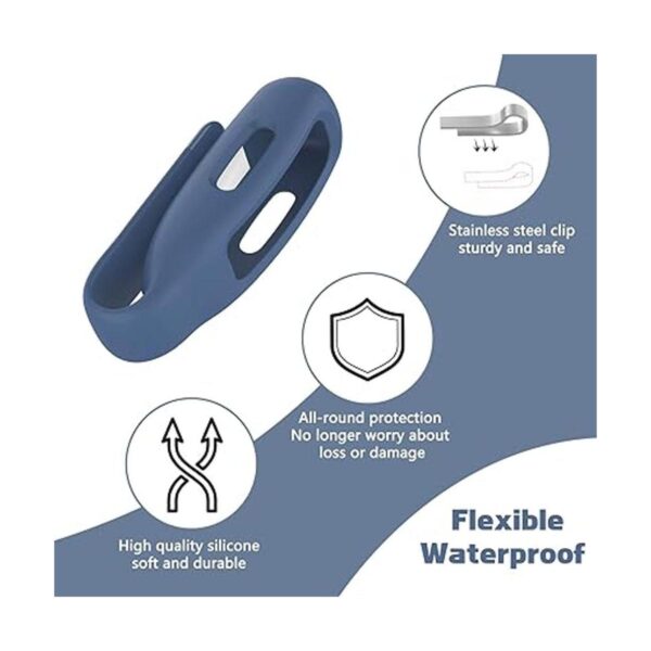 Huadea Paquete de 4 fundas de clip compatibles con Fitbit_2