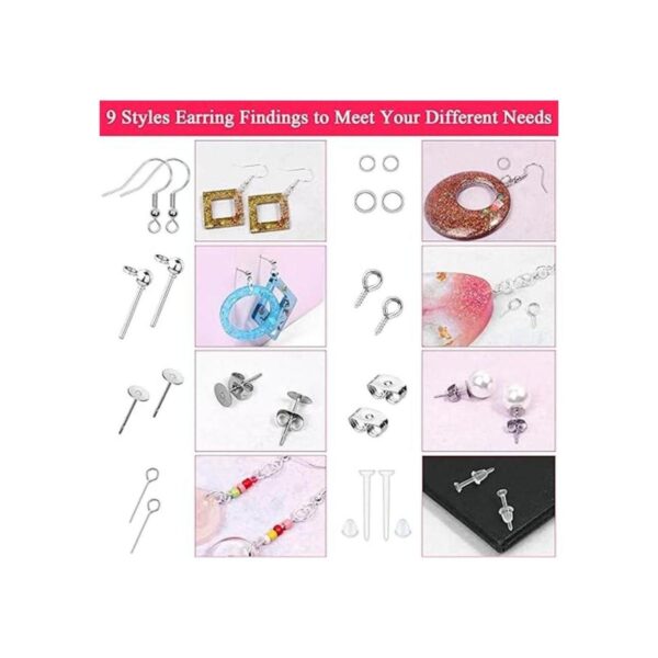Cludoo Kit de fabricación de aretes 2393 ganchos