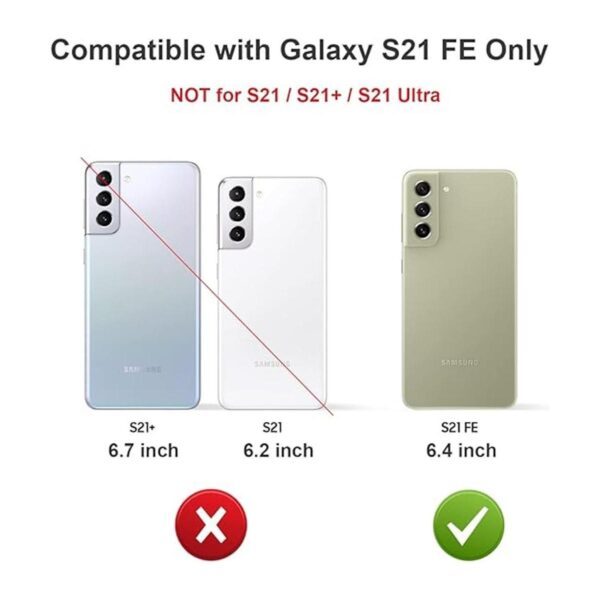 LEKEVO Compatible con Samsung Galaxy S21 FE 5G funda de_2