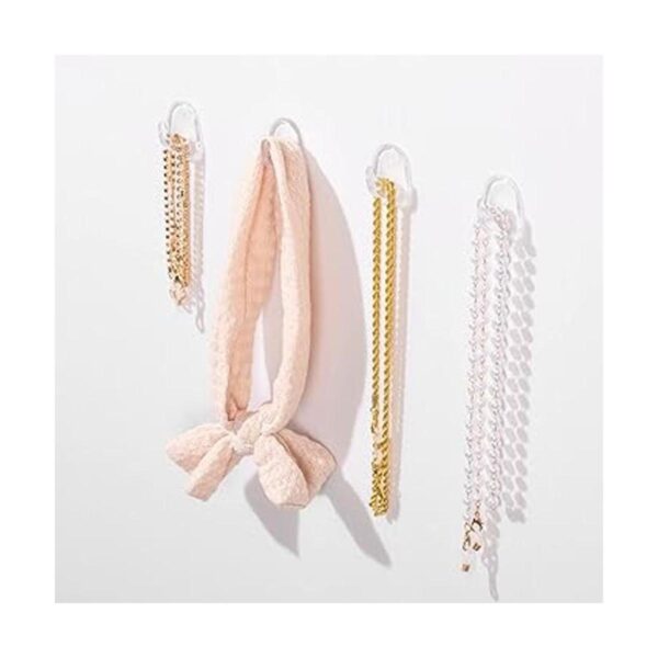 Jetec 60 ganchos transparentes para colgar en la pared con_6