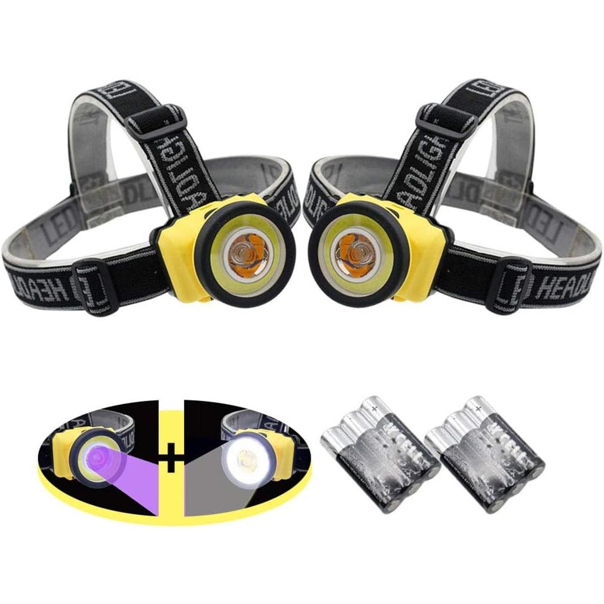 Linterna LED 395nm UV Blacklight y blanco Spot Scorpions