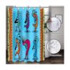 Gdmoon Egipto Cortina de ducha africana Kokopelli azul