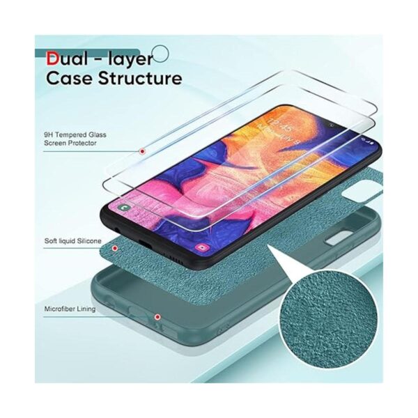 LeYi Funda para Samsung Galaxy A10e con 2 protectores de_2