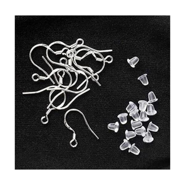 Hollosport Ganchos para aretes de plata de ley 925 12_1