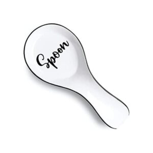 DAYYET Soporte grande para cucharas de cerámica para
