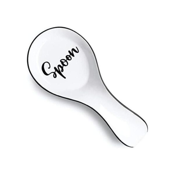 DAYYET Soporte grande para cucharas de cerámica para