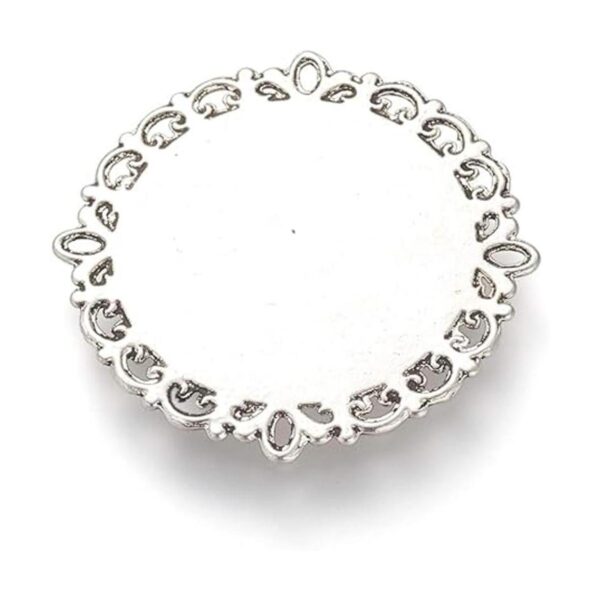 Craftdady 20 piezas 0.787 in plana redonda bisel colgante_2