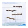 Mogoko 4 piezas de percas para pájaros soporte para