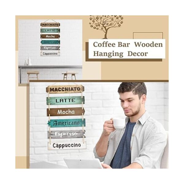 Letrero de café para decoración de barra de café