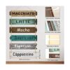 Letrero de café para decoración de barra de café