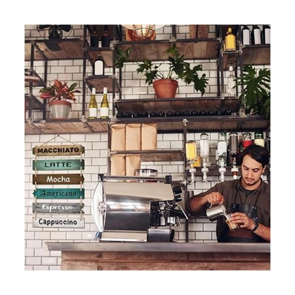 Letrero de café para decoración de barra de café