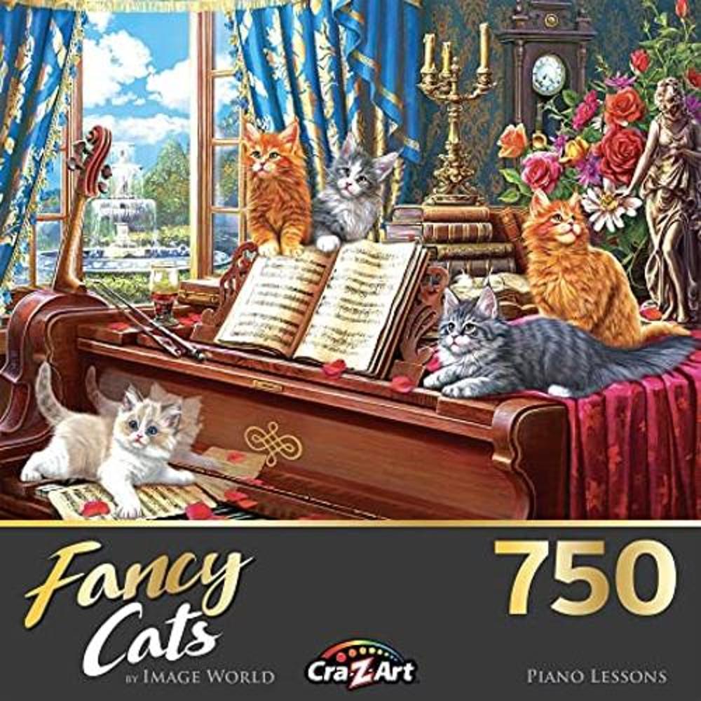 Fancy Cats 750 Piece Jigsaw Puzzle Clases de piano
