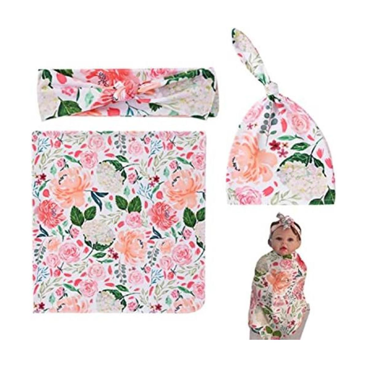 Muñecas Reborn para bebé manta floral para muñecas Reborn