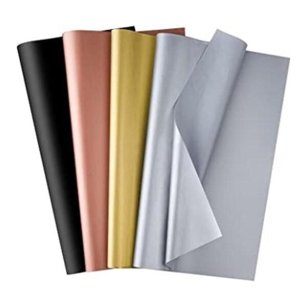 MIAHART 90 hojas de papel metálico de regalo de papel de