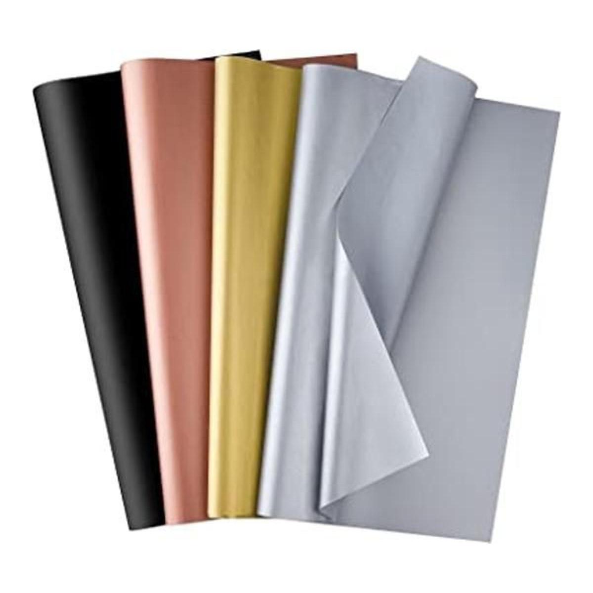 MIAHART 90 hojas de papel metálico de regalo de papel de