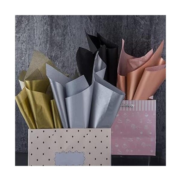 MIAHART 90 hojas de papel metálico de regalo de papel de