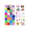 Kit de fabricación de pulseras de goma kit de 1500 bandas_1
