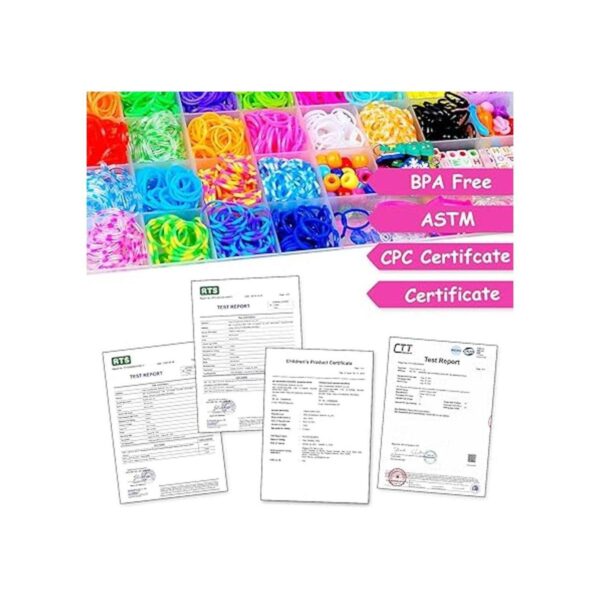 Kit de fabricación de pulseras de goma kit de 1500 bandas_3