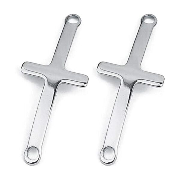 BESPORTBLE Conectores cruzados 10pcs Acero Inoxidable