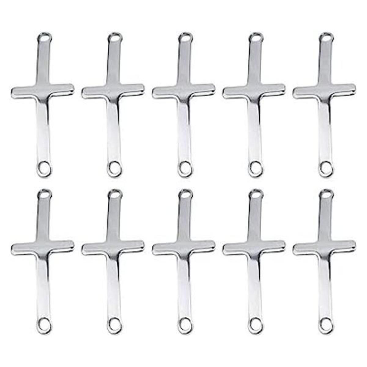 BESPORTBLE Conectores cruzados 10pcs Acero Inoxidable