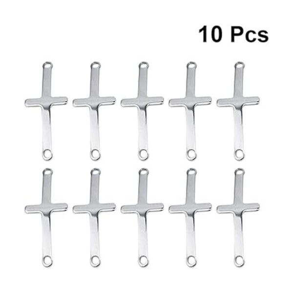 BESPORTBLE Conectores cruzados 10pcs Acero Inoxidable
