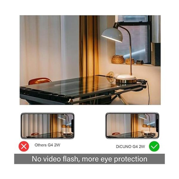 DiCUNO Bombilla LED G4 CACC 12 V base bipin de 2 W_4