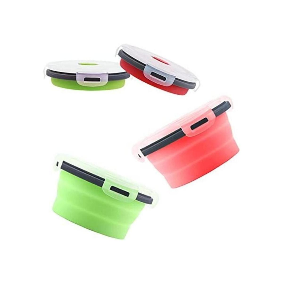 LUTER 2 cuencos plegables de silicona para perros cuenco