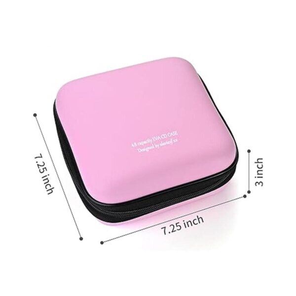 LIOVODE Funda para DVD 48 capacidades de EVA organizador_4