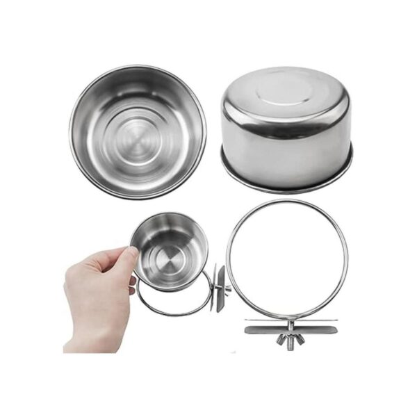 MotBach 3 tazas de acero inoxidable para alimentación de