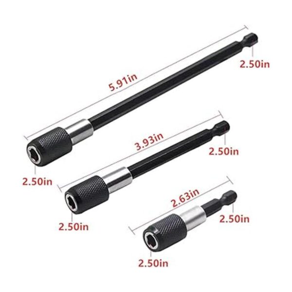 FOUUA Kit de herramientas de extensión de broca flexible y