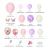 Kit de arco de guirnalda de globos rosados 121 unidades_2