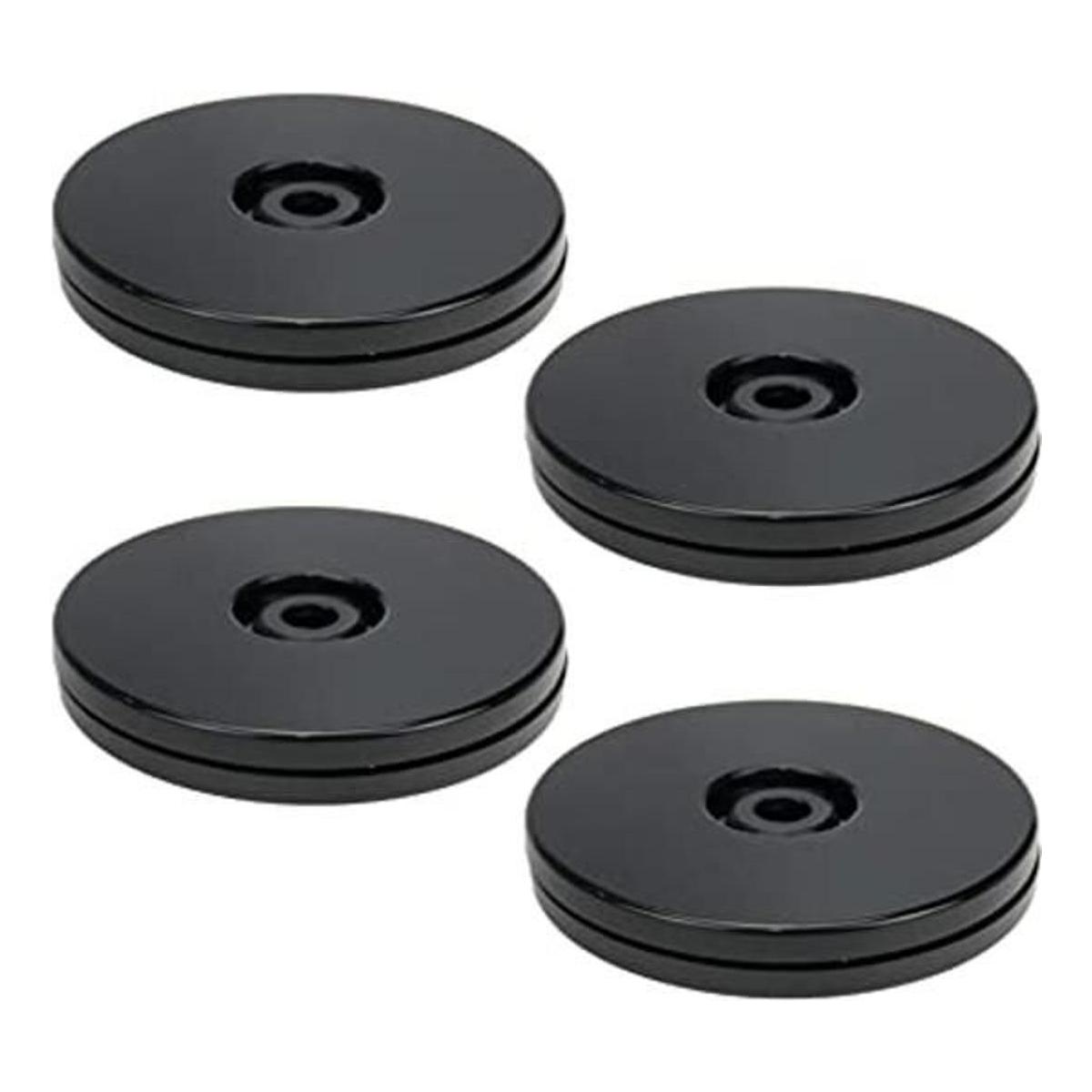 Geesatis 4 piezas acrílico Lazy Susan 3.0 in giratorio