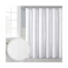 OWENIE Cortina de ducha blanca para baño diseño_1