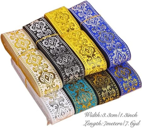 MSCFTFB Cinta de jacquard étnica cintas de tela tejida_2