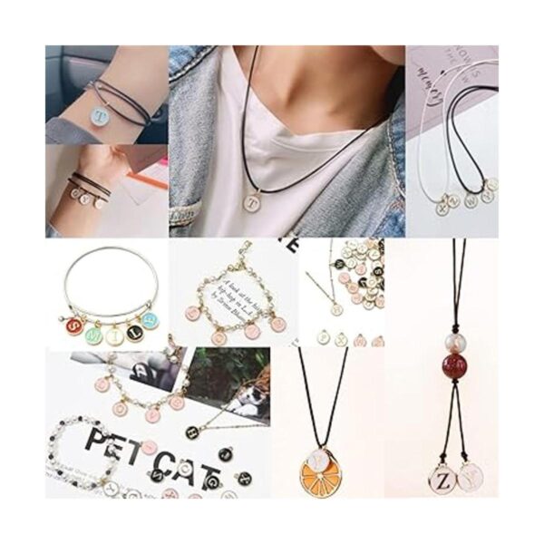 NSBELL 104 dijes de letras para hacer joyas para pulseras_4