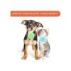 AngleKai 20 flores para perros 2 en 1 lazos para