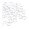 HOKPA 80 cabujones de cristal transparente 0.984 in