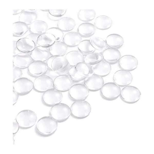 HOKPA 80 cabujones de cristal transparente 0.984 in