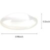 HOKPA 80 cabujones de cristal transparente 0.984 in
