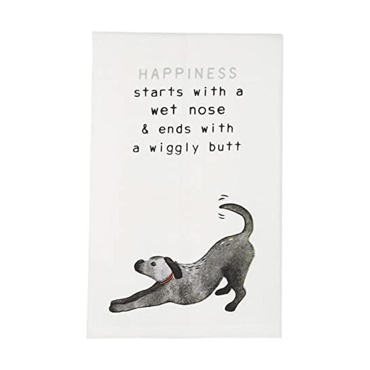 Happiness Starts Toalla de perro