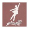 Notas musicales y ballet troqueles de corte para niña_3