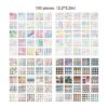 PUDIS 100 hojas de calcomanías de puntos washi para